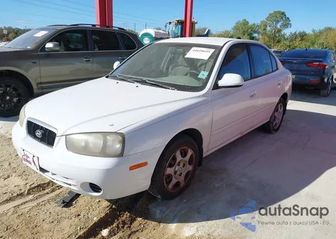 2001 Hyundai Elantra Gls z USA, uszkodzony, nr VIN KMHDN45D81U068171